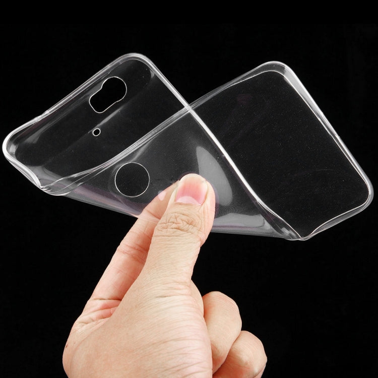 50 PCS for Google Nexus 6P 0.75mm Ultra-thin Transparent TPU Protective Case