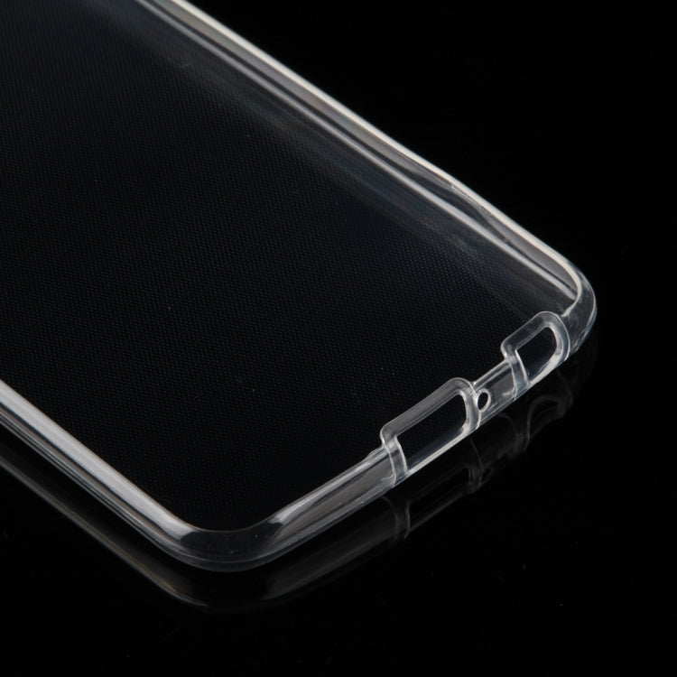 For LG K10 0.75mm Double-sided Ultra-thin Transparent TPU Protective Case(Transparent)