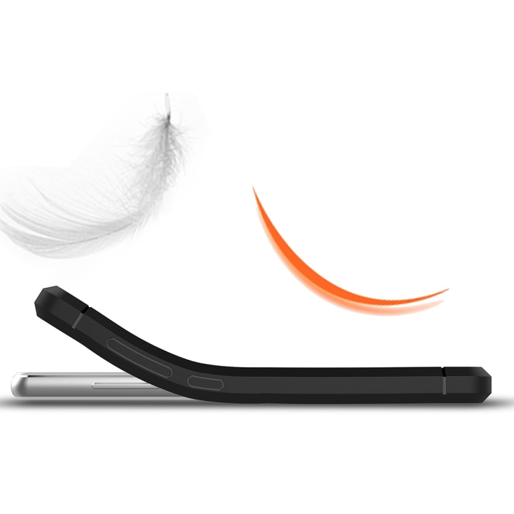 For Xiaomi Mi 4s Brushed Texture Carbon Fiber TPU Protective Case