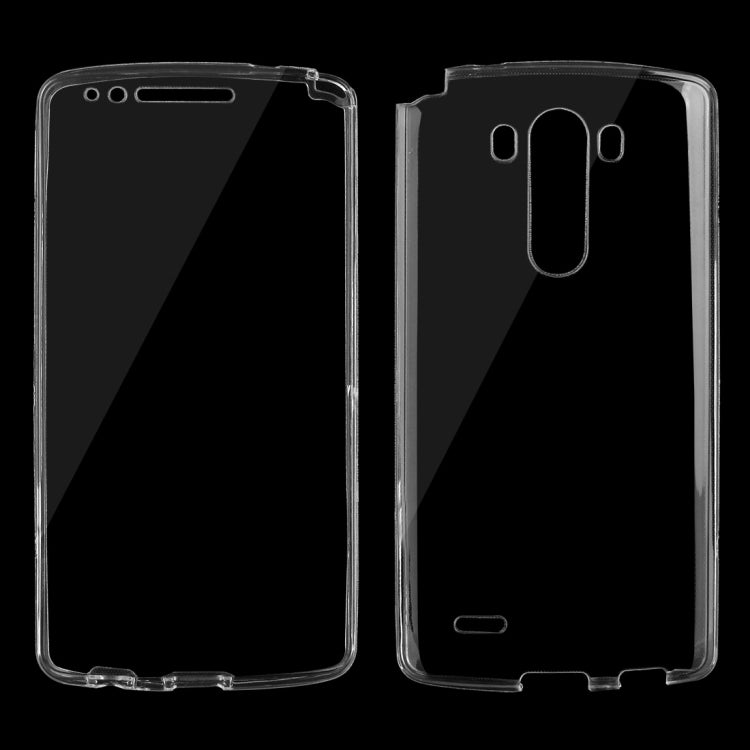 For LG G3 0.75mm Double-sided Ultra-thin Transparent TPU Protective Case (Transparent)