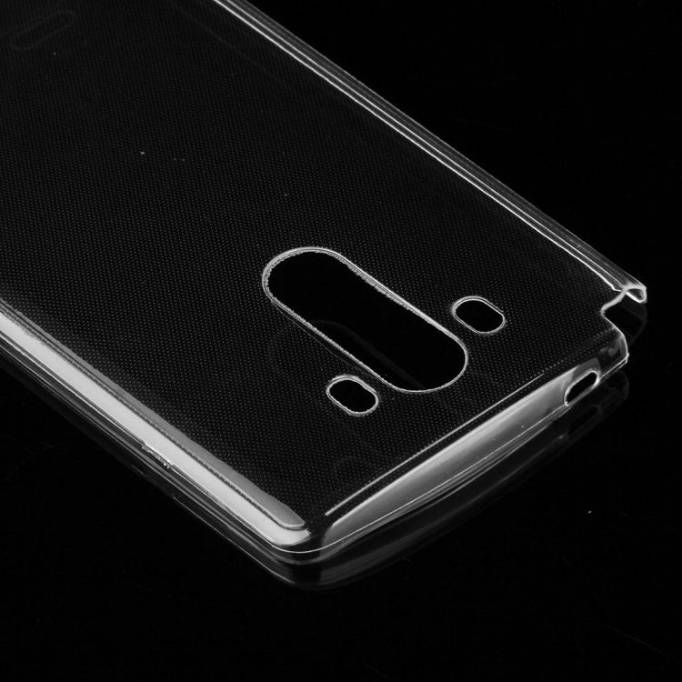 For LG G3 0.75mm Double-sided Ultra-thin Transparent TPU Protective Case (Transparent)