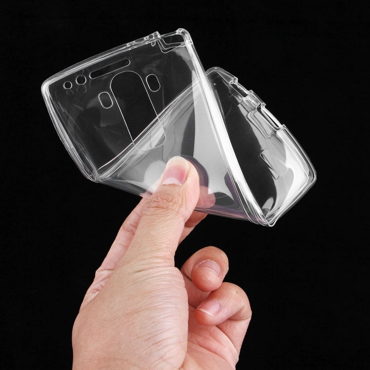 For LG G4 0.75mm Double-sided Ultra-thin Transparent TPU Protective Case (Transparent)