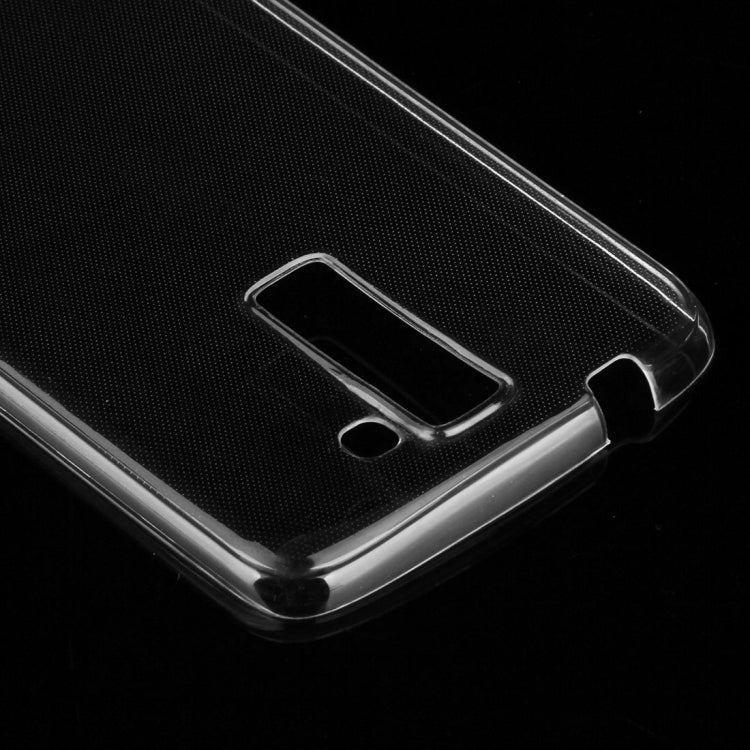 For LG K8 0.75mm Double-sided Ultra-thin Transparent TPU Protective Case(Transparent)