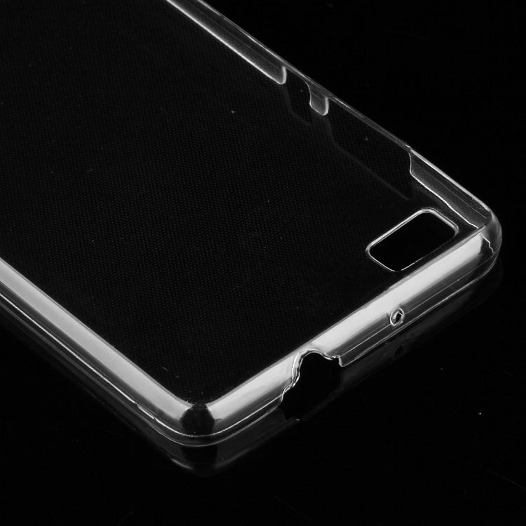 For Huawei P8 Lite 0.75mm Double-sided Ultra-thin Transparent TPU Protective Case (Transparent)