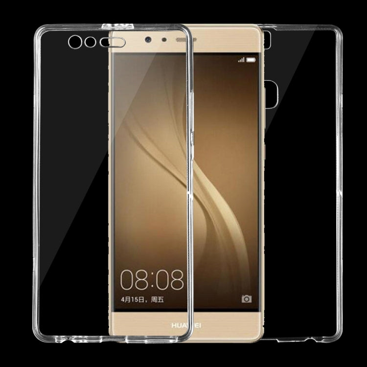 For Huawei P9 Plus 0.75mm Double-sided Ultra-thin Transparent TPU Protective Case (Transparent)