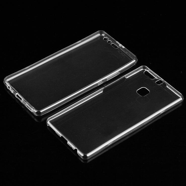 For Huawei P9 Plus 0.75mm Double-sided Ultra-thin Transparent TPU Protective Case (Transparent)