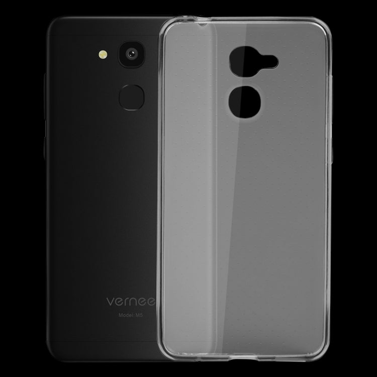 Vernee for M5 TPU Transparent Protective Back Cover Case