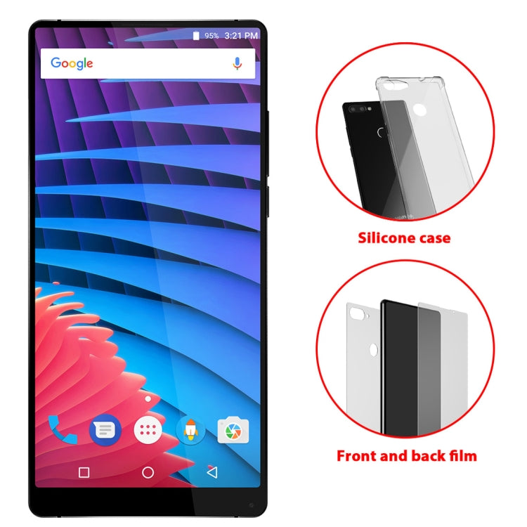 Vernee for Mix 2 (MPH1990/MPH1991) Silicone Case + Back + Front HD Screen Protector