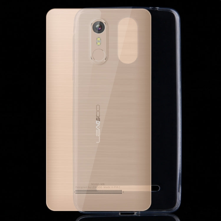 LEAGOO for M8 (MPH1460) / LEAGOO for M8 Pro (MPH1547) Ultra-thin Transparent TPU Protective Case(Transparent)