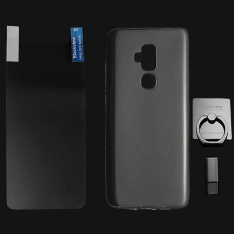 Blackview for S8 (MPH1967) TPU Case + HD Screen Protector + Ring Holder + USB-C / Type-C Adapter