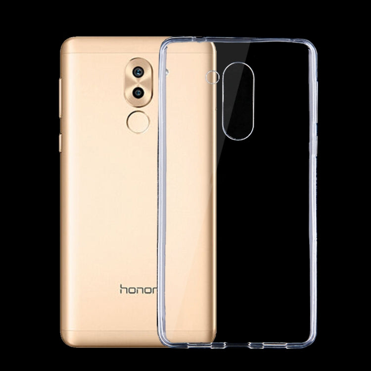 For Huawei Honor 6X 0.75mm Ultra-thin Transparent TPU Protective Case(Transparent)