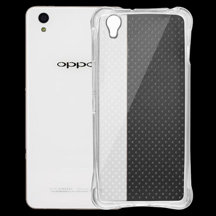 OPPO A30 / For OnePlus X Shock-resistant Cushion TPU Protective Case(Transparent)