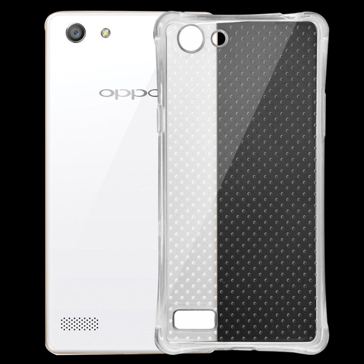 For OPPO A33 Shock-resistant Cushion TPU Protective Case(Transparent)