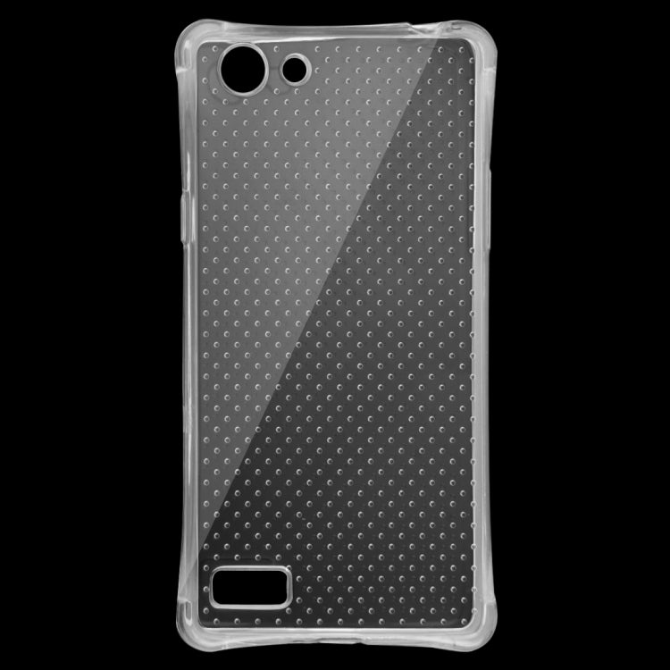 For OPPO A33 Shock-resistant Cushion TPU Protective Case(Transparent)