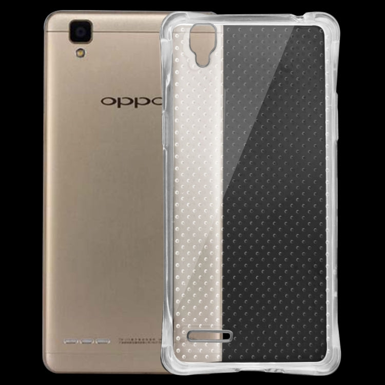 For OPPO A35 Shock-resistant Cushion TPU Protective Case(Transparent)