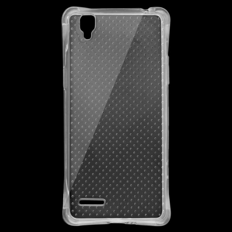For OPPO A35 Shock-resistant Cushion TPU Protective Case(Transparent)