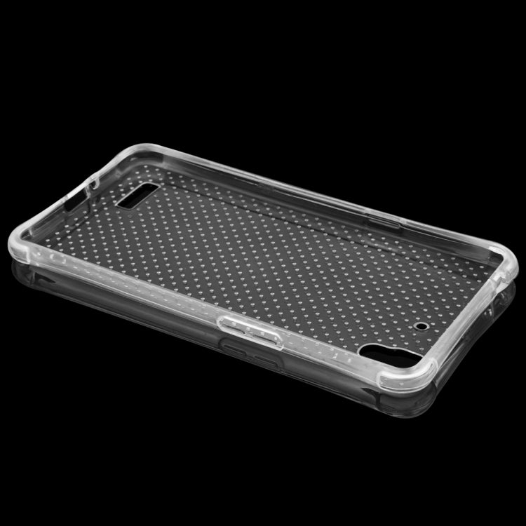 For OPPO R7 Shock-resistant Cushion TPU Protective Case(Transparent)