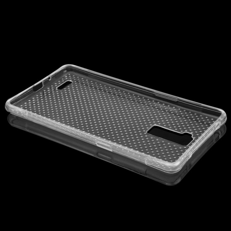 For OPPO R7 Plus Shock-resistant Cushion TPU Protective Case(Transparent)