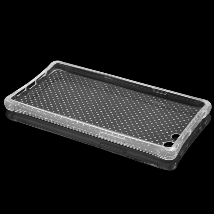 For OPPO R1C / R8207 Shock-resistant Cushion TPU Protective Case(Transparent)