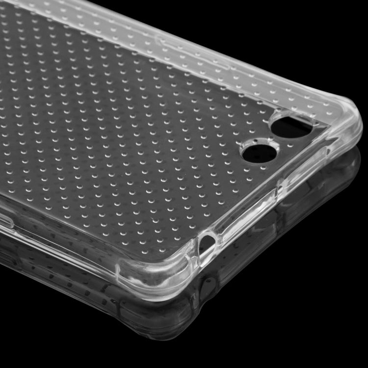 For OPPO R1C / R8207 Shock-resistant Cushion TPU Protective Case(Transparent)