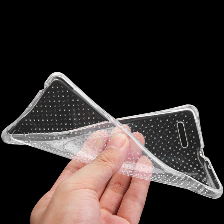 For OPPO A53 Shock-resistant Cushion TPU Protective Case(Transparent)