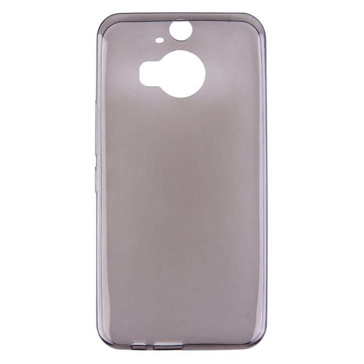 For HTC One M9+ 0.75mm Ultra-thin Transparent TPU Protective Case(Grey)