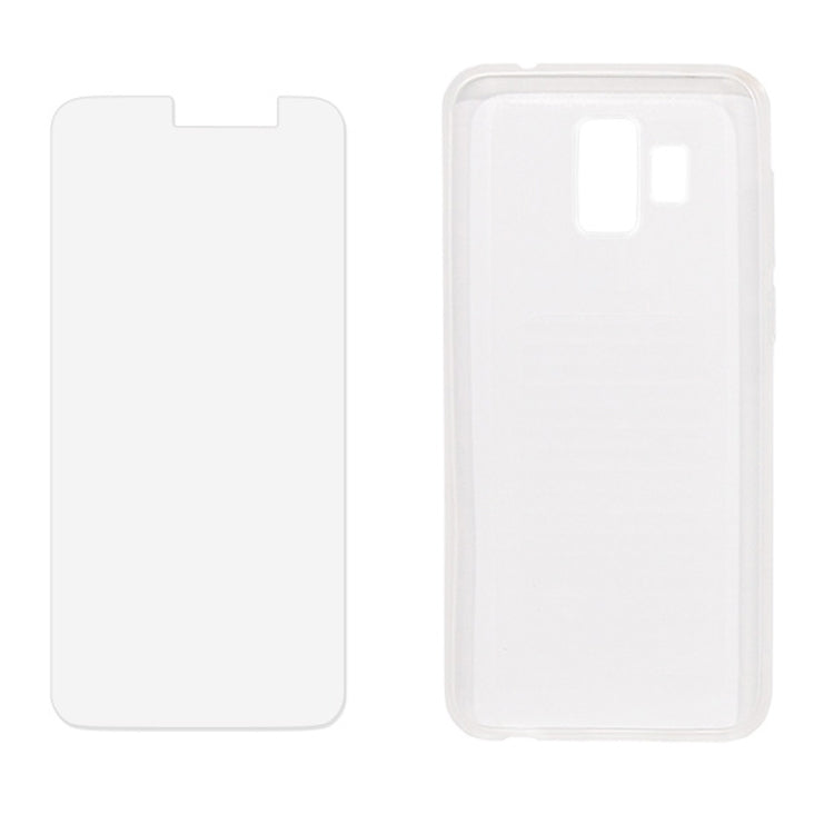 HOMTOM for S7 (MPH1968) TPU Case + Screen Film Protector