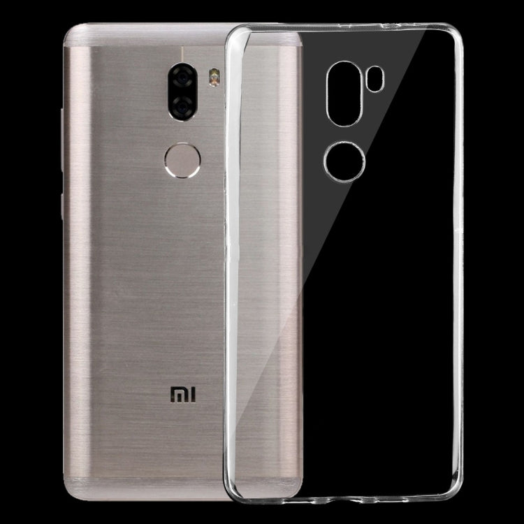 For Xiaomi Mi 5s Plus 0.75mm Ultra-thin Transparent TPU Protective Case(Transparent)