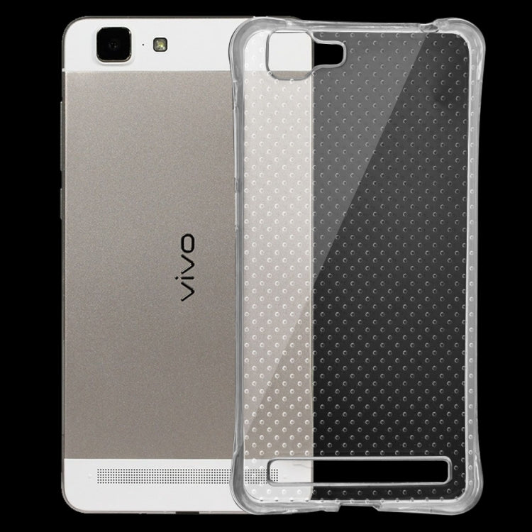For Vivo X5 Max Shock-resistant Cushion TPU Protective Case(Transparent)