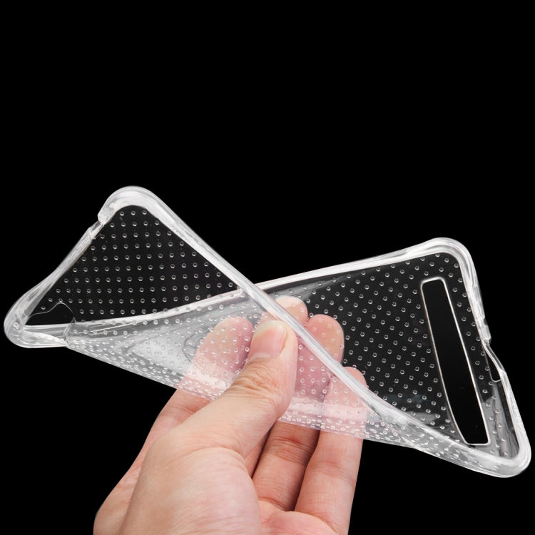 For Vivo X5 Max Shock-resistant Cushion TPU Protective Case(Transparent)