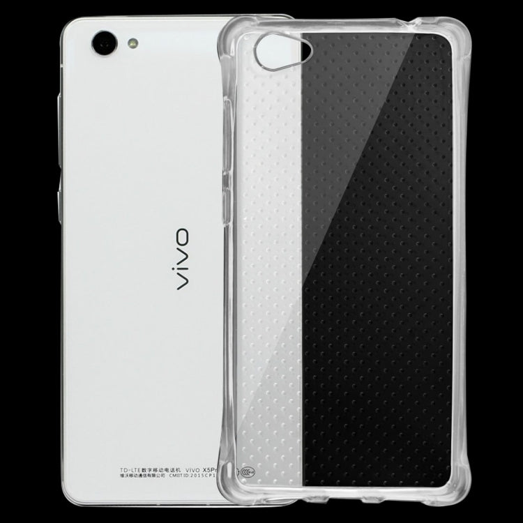 For Vivo X5 Pro Shock-resistant Cushion TPU Protective Case(Transparent)