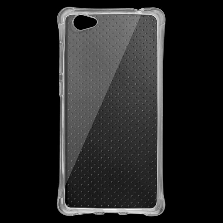 For Vivo X5 Pro Shock-resistant Cushion TPU Protective Case(Transparent)