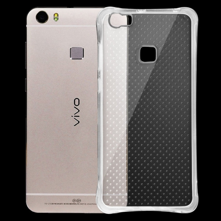For Vivo Xplay 5 Shock-resistant Cushion TPU Protective Case(Transparent)