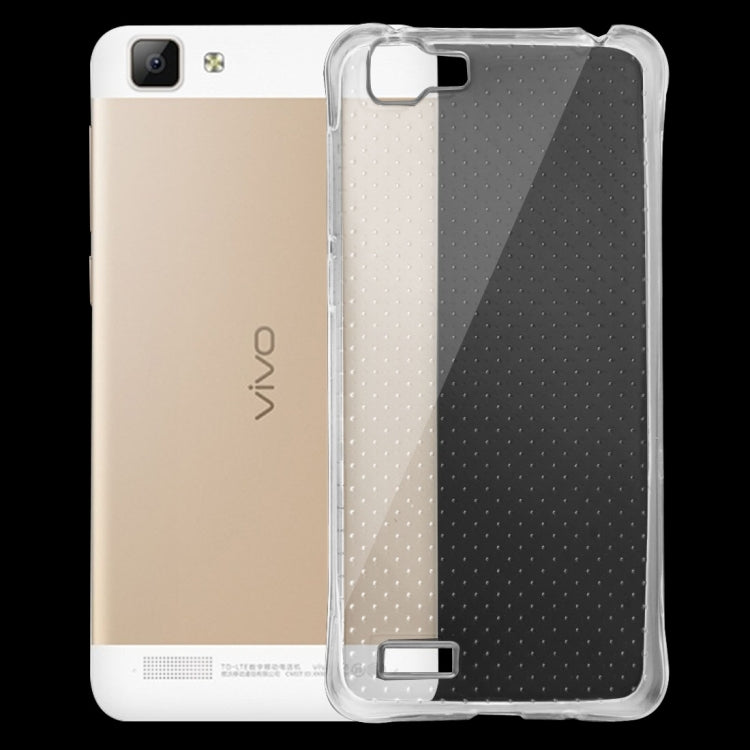For Vivo Y35 Shock-resistant Cushion TPU Protective Case(Transparent)