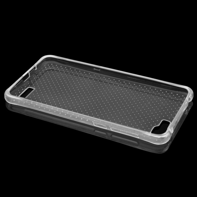 For Vivo Y35 Shock-resistant Cushion TPU Protective Case(Transparent)