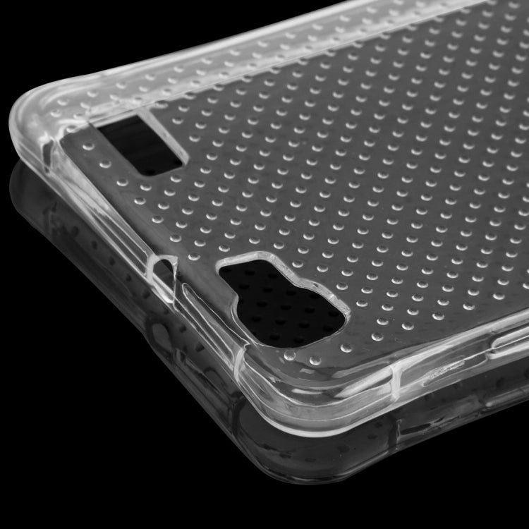 For Vivo Y37 Shock-resistant Cushion TPU Protective Case(Transparent)
