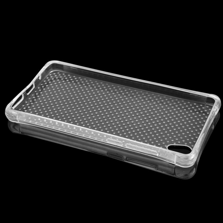 For Vivo Y51 Shock-resistant Cushion TPU Protective Case(Transparent)