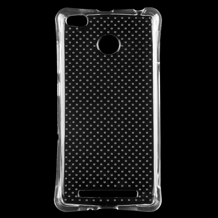 For Xiaomi Redmi 3 Shock-resistant Cushion TPU Protective Case(Transparent)
