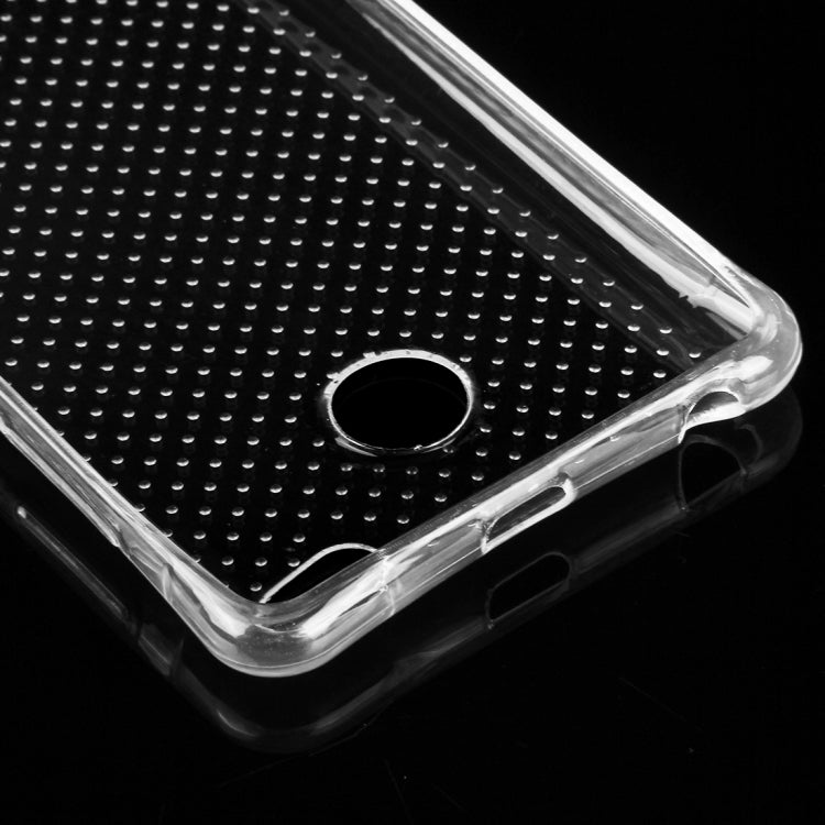 For Xiaomi Redmi 3 Shock-resistant Cushion TPU Protective Case(Transparent)