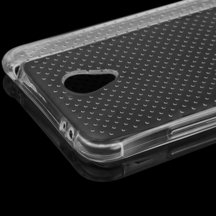 For Xiaomi Redmi Note 2 Shock-resistant Cushion TPU Protective Case(Transparent)