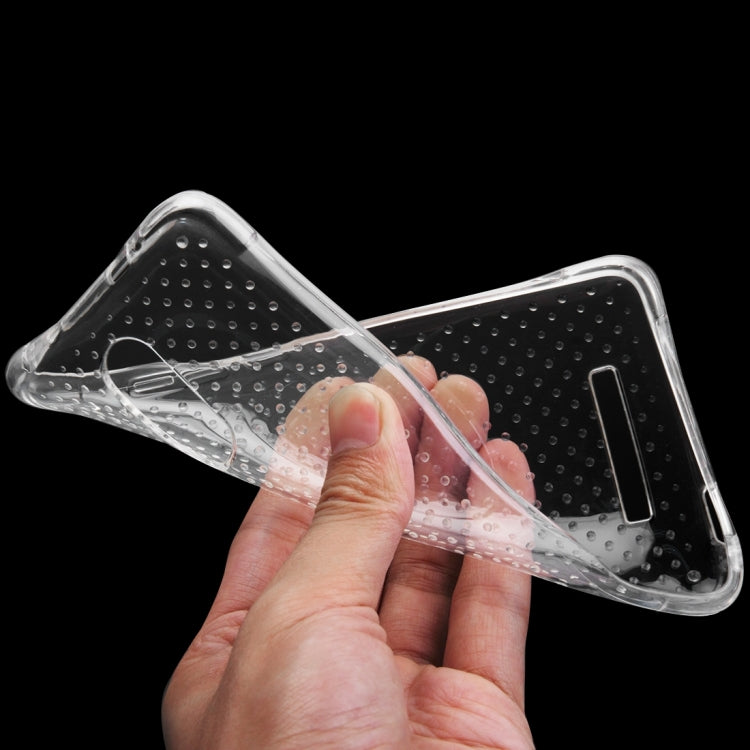 For Xiaomi Redmi Note 3 Shock-resistant Cushion TPU Protective Case(Transparent)