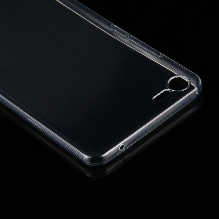 50 PCS for Meizu Meilan E2 0.75mm Ultra-thin Transparent TPU Protective Case