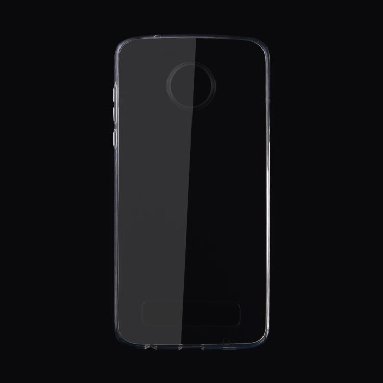 50 PCS for Motorola Moto Z2 Play 0.75mm Ultra-thin Transparent TPU Protective Case