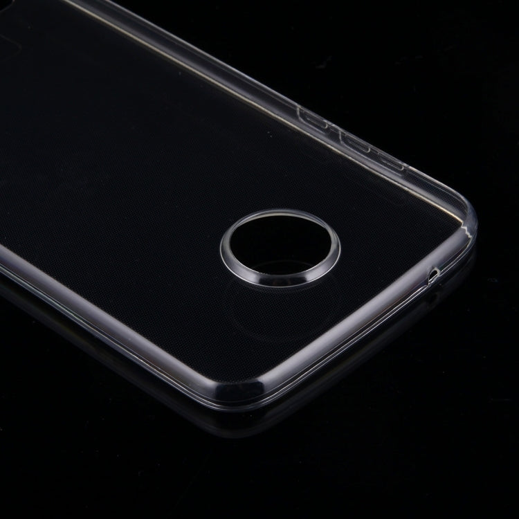 50 PCS for Motorola Moto Z2 Play 0.75mm Ultra-thin Transparent TPU Protective Case