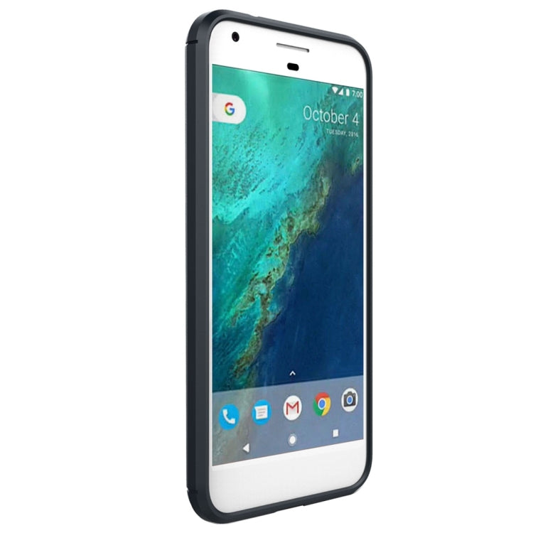 For Google Pixel XL Brushed Carbon Fiber Texture Shockproof TPU Protective Case