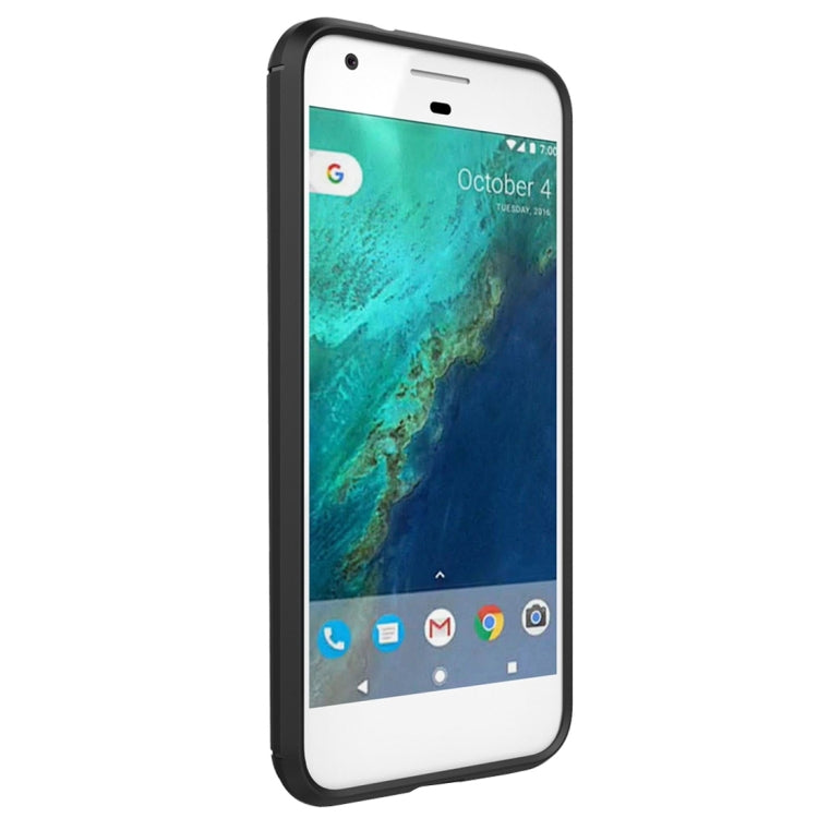 For Google Pixel Brushed Carbon Fiber Texture Shockproof TPU Protective Case