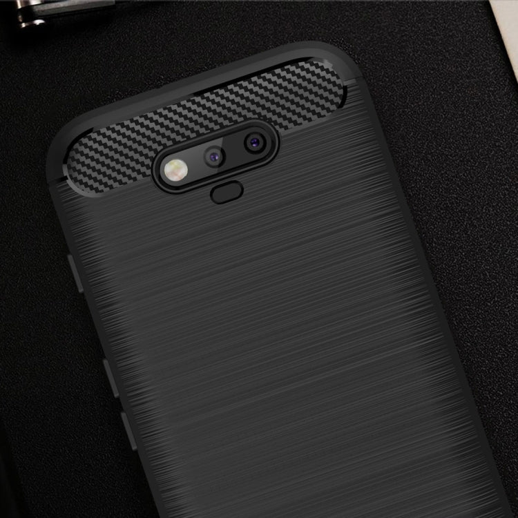For Huawei Honor Magic Brushed Carbon Fiber Texture Shockproof TPU Protective Case
