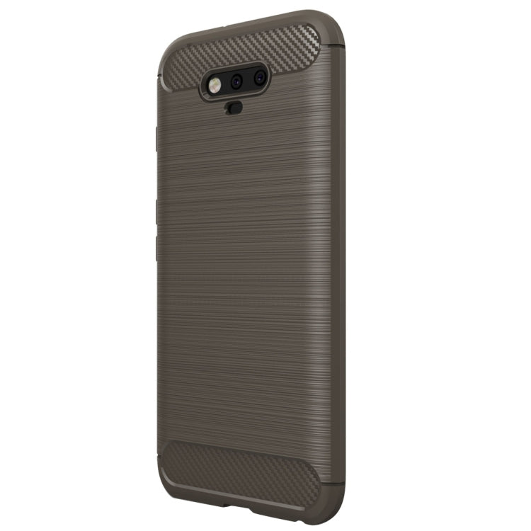 For Huawei Honor Magic Brushed Carbon Fiber Texture Shockproof TPU Protective Case