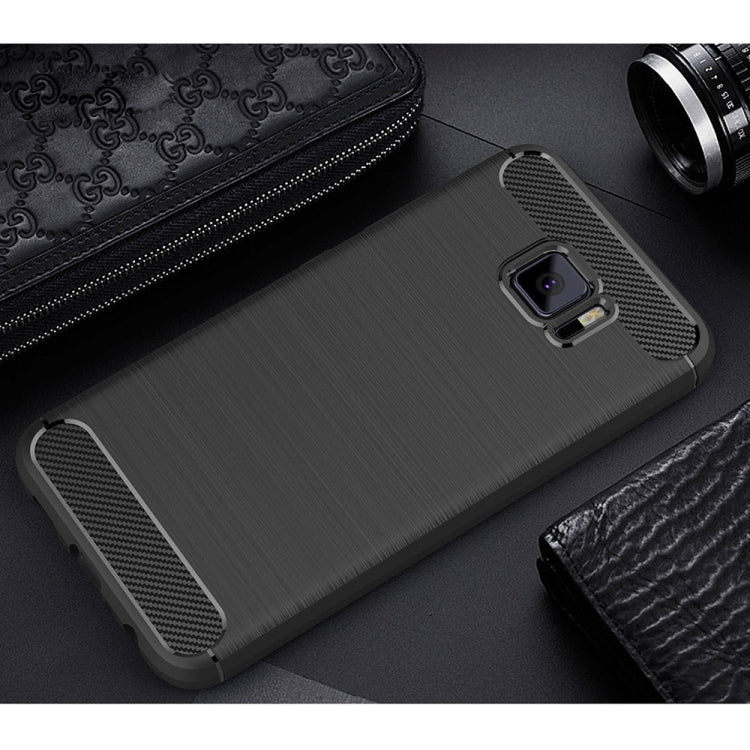 For ASUS ZenFone V V520KL Brushed Texture Carbon Fiber Shockproof TPU Rugged Armor Protective Case