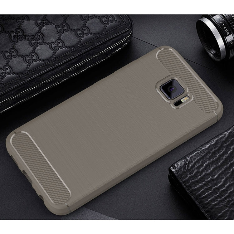 For ASUS ZenFone V V520KL Brushed Texture Carbon Fiber Shockproof TPU Rugged Armor Protective Case